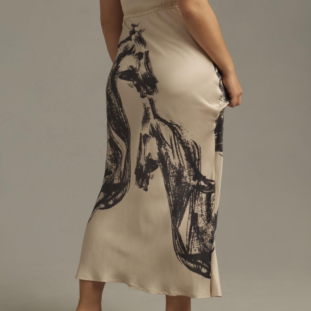 Anthropology CONDITIONS APPLY CHLOE MAXI SLIP DRESS - Picture 7 of 13